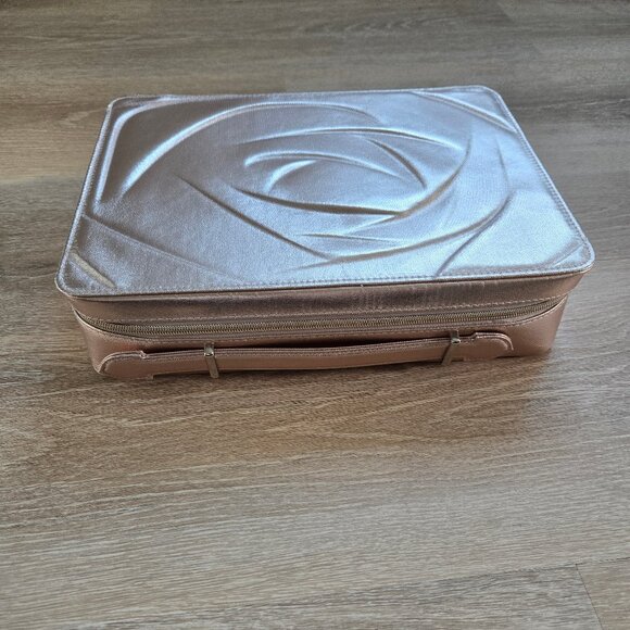 Lancôme Large Cosmetic Make Up Travel Case - Rose Gold - NEW - Picture 5 of 17
